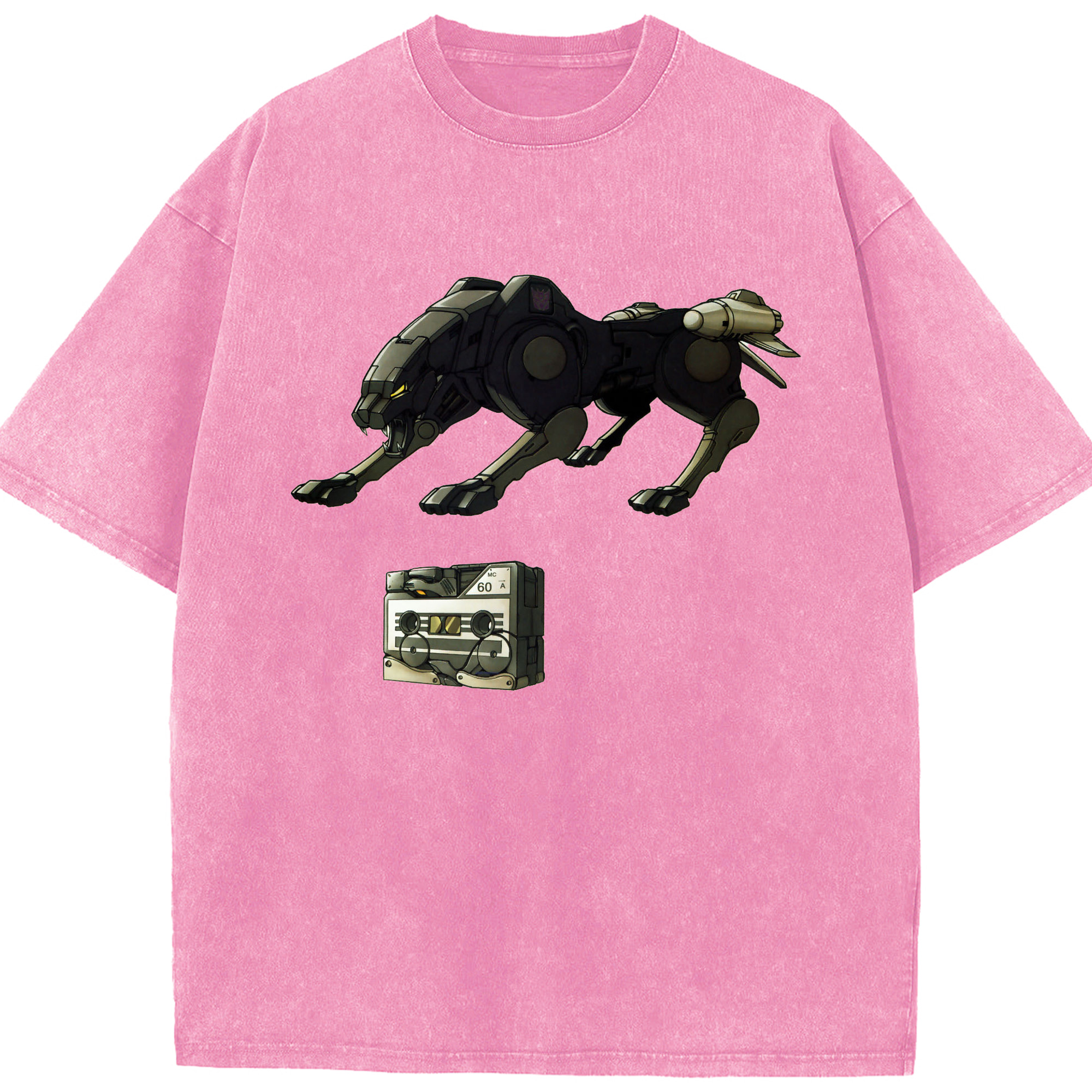 （画像用）  綿100% ヴィンテージ風 半袖Tシャツ（フロントプリント）
